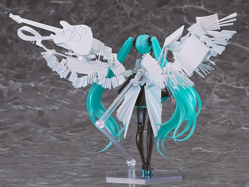 Hatsune Miku 16th Birthday Plamatea by Max Factory, rear view of Wing of Form and Wing of Sound