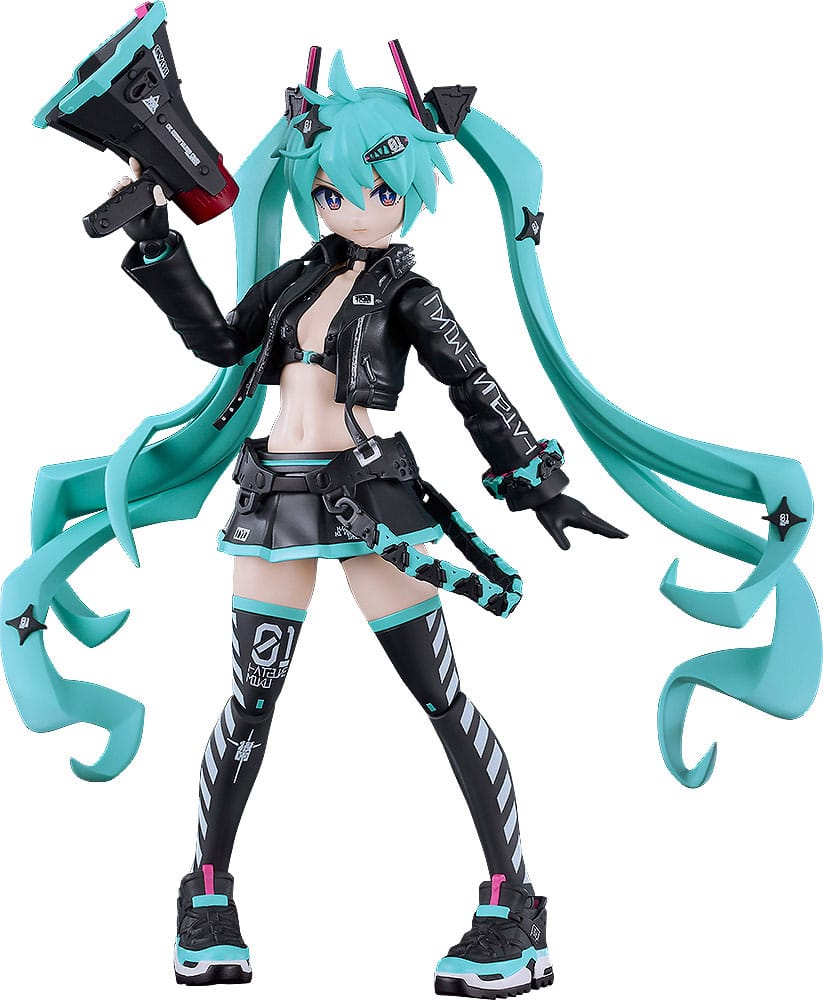 Hatsune Miku Chuocho Tactical Craft Ver. Plamatea model kit by Good Smile Company with megaphone