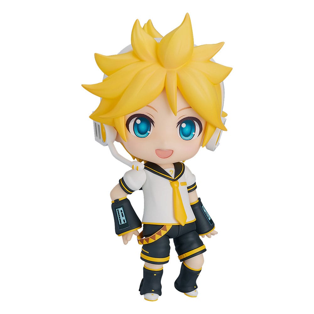 Kagamine Len 2.0 Nendoroid by Good Smile Company in white sailor top and yellow tie