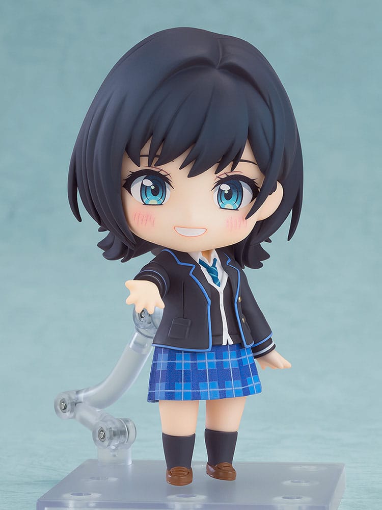 Yuzuki Nanase Nendoroid grinning and reaching forward with an outstretched hand