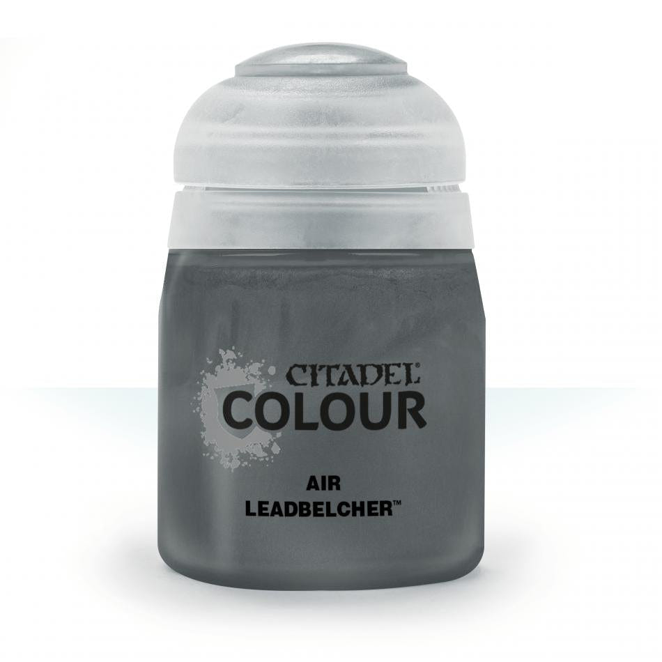 Citadel Colour Air Leadbelcher 24ml airbrush paint pot, front view