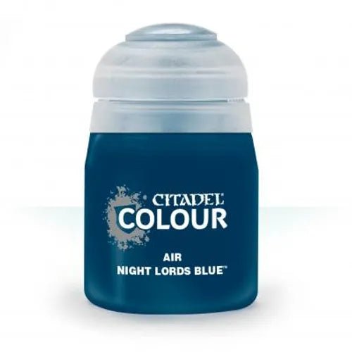 Games Workshop Citadel Colour Air Night Lords Blue 24ml paint pot with clear lid