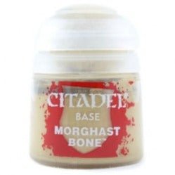 Citadel Base Morghast Bone 12ml paint pot, warm pale bone