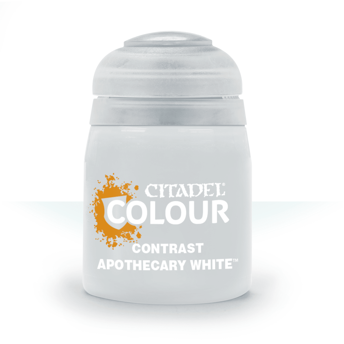 Citadel Colour Contrast Apothecary White 18ml paint pot, Games Workshop