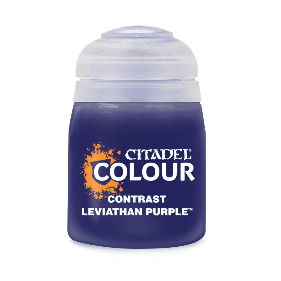 Citadel Colour Contrast Leviathan Purple 18ml paint pot, front view