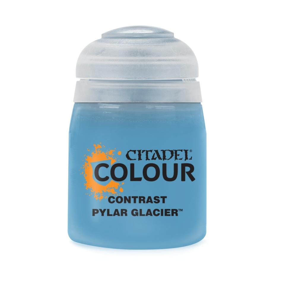 Games Workshop Citadel Colour Contrast Pylar Glacier 18ml pot of icy blue paint