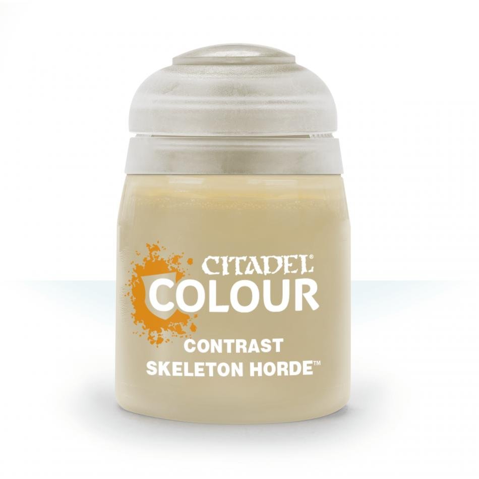 Games Workshop Citadel Contrast Skeleton Horde 18ml pot with a bone-coloured lid
