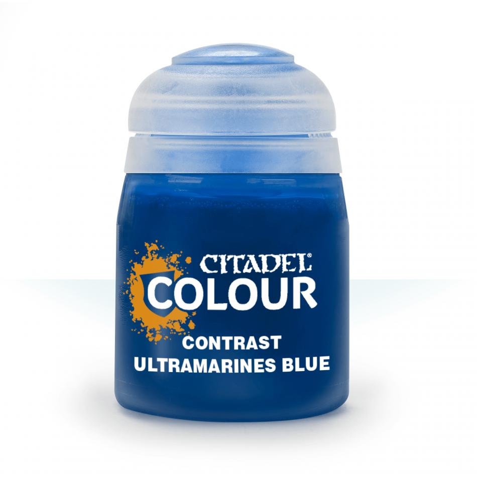 Citadel Contrast Ultramarines Blue 18ml paint pot, Games Workshop