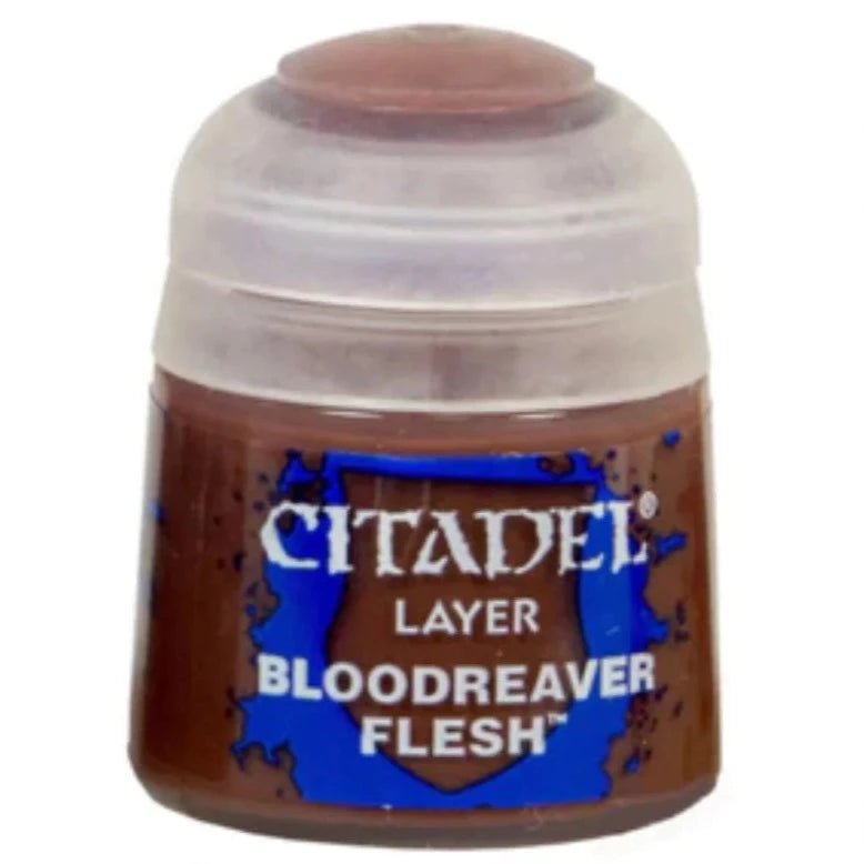 Citadel Layer Bloodreaver Flesh 12ml paint pot, rich ruddy flesh tone