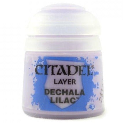 Citadel Layer Dechala Lilac 12ml paint pot, front view