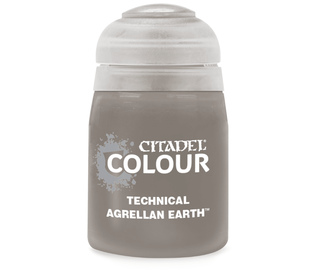 Games Workshop Citadel Technical Agrellan Earth 24ml pot of cracked-earth texture paint