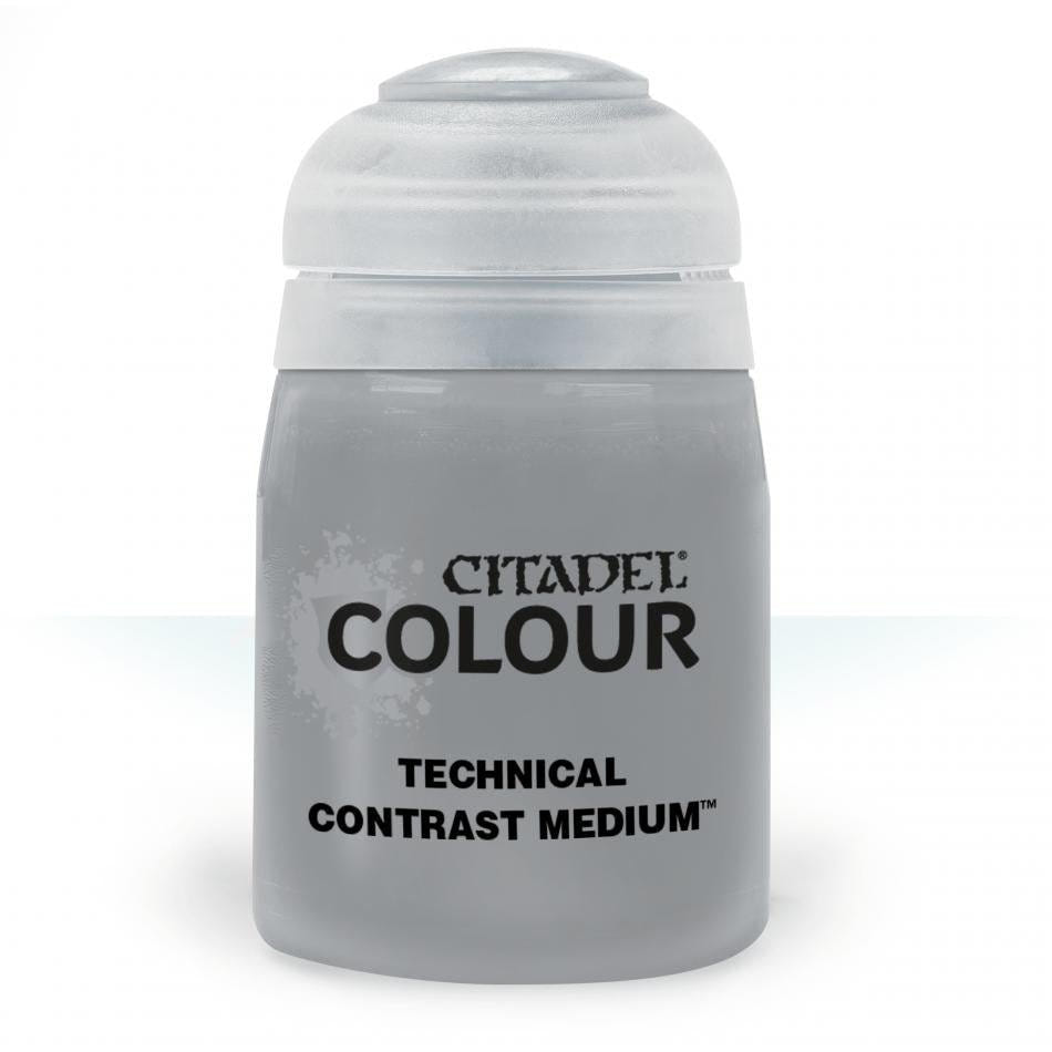 Citadel Colour Technical Contrast Medium 24ml pot with clear grey label
