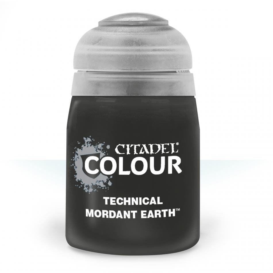 Citadel Colour Technical Mordant Earth 24ml paint pot, Games Workshop