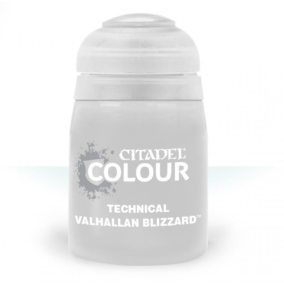 Citadel Technical Valhallan Blizzard 24ml pot, a textured white snow effect paint