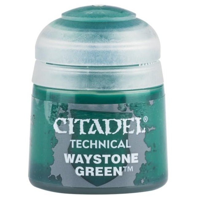 Citadel Technical Waystone Green 12ml paint pot by Games Workshop