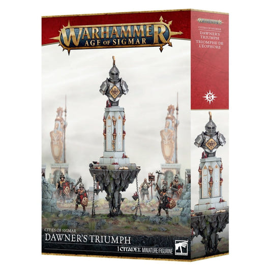 Warhammer Age of Sigmar game box with figurines on a white background