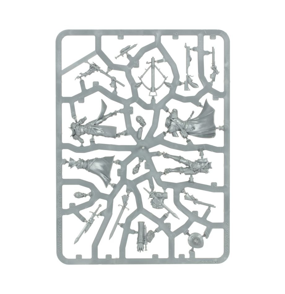 Cities of Sigmar: Galen & Doralia Ven Denst sprue contents - Loaded Dice