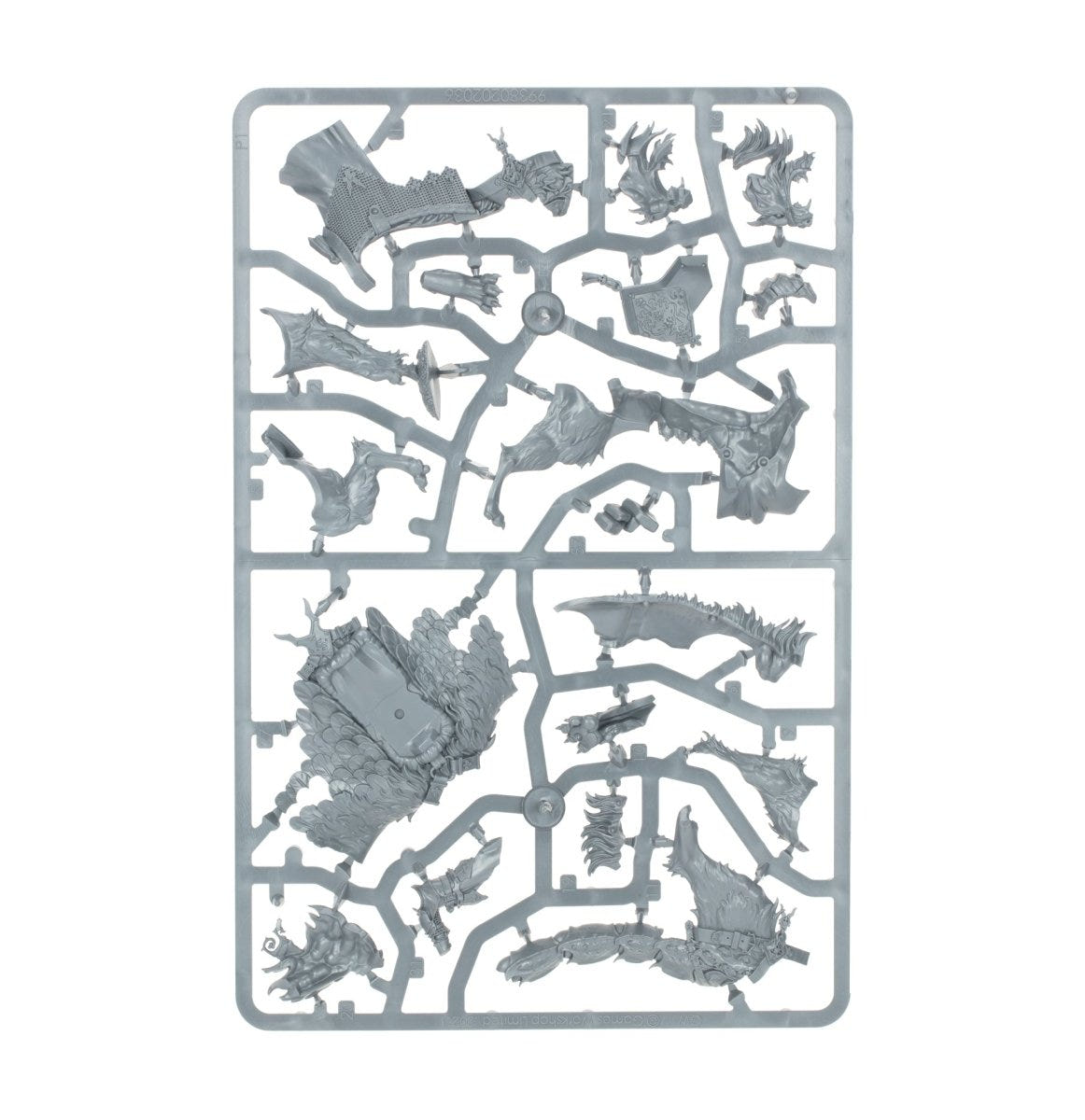 Cities of Sigmar Tahlia Vedra unpainted plastic sprue, frame 2 of 3