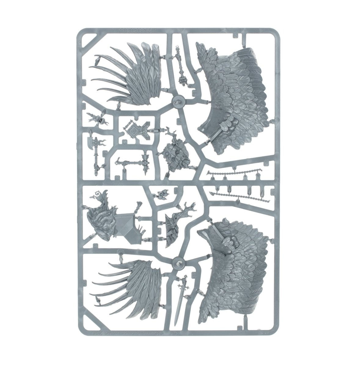 Cities of Sigmar Tahlia Vedra unpainted plastic sprue, frame 1 of 3