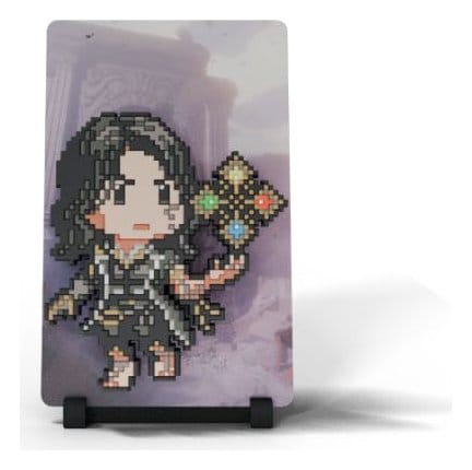 First 4 Figures Clair Obscur Expedition 33 FiGGYZ pixel-art magnet of Lune holding a tome