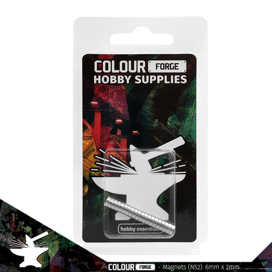 Colour Forge 6x2mm Neodymium Magnets (N52) (20)