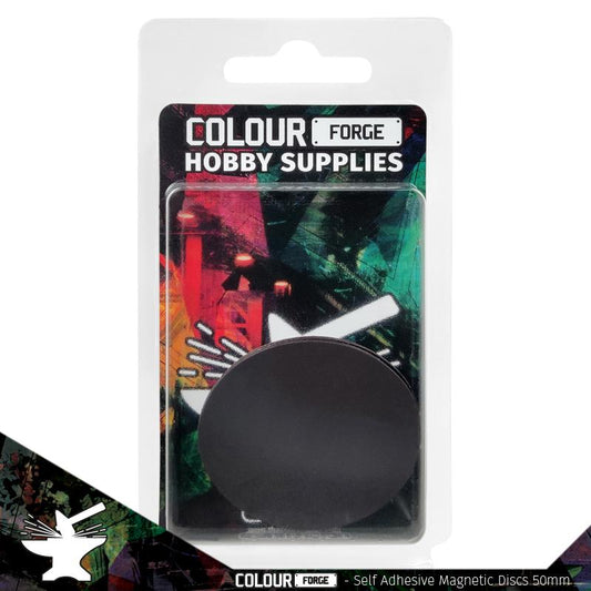 Colour Forge Self-adhesive magnetic discs 50mm x3