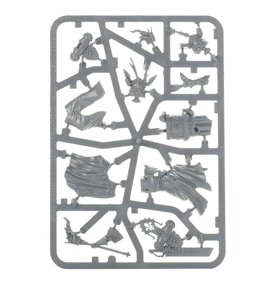 Games Workshop Combat Patrol: Adepta Sororitas unpainted plastic sprue, frame 2 of 9