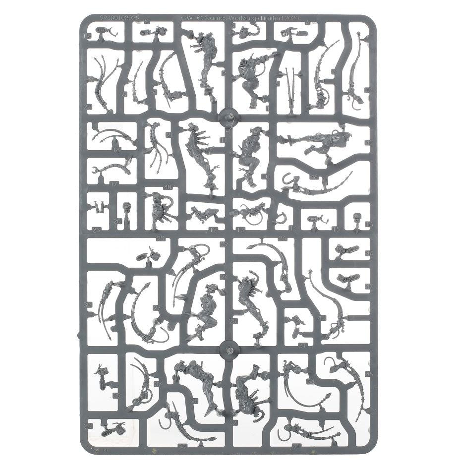 Games Workshop Combat Patrol: Adepta Sororitas unpainted plastic sprue, frame 9 of 9
