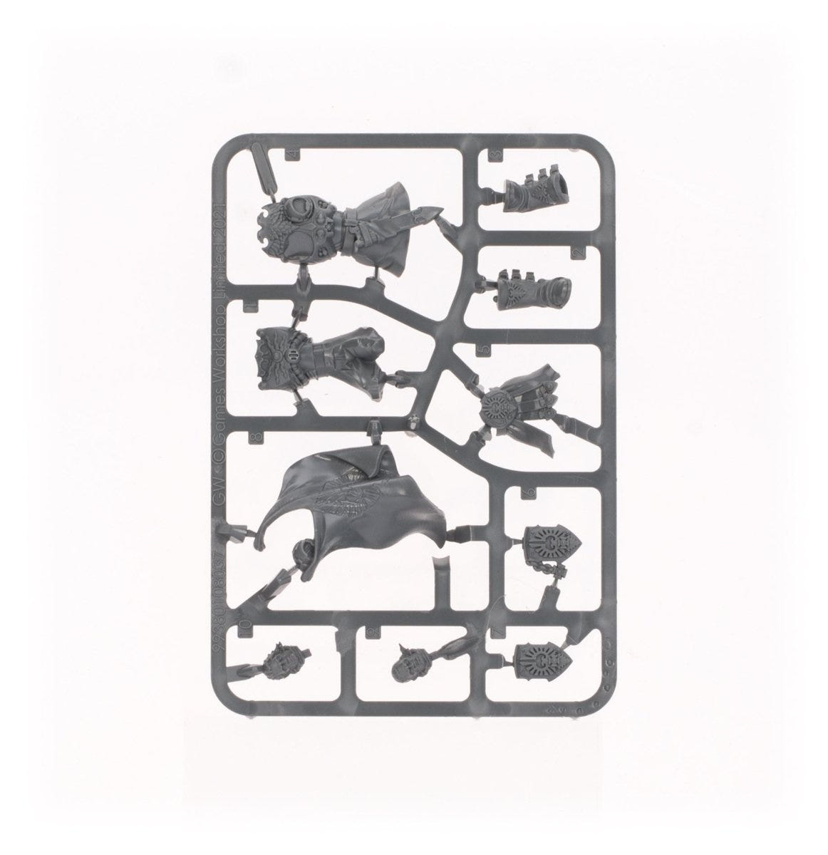 Combat Patrol: Adeptus Custodes unpainted plastic sprue, frame 8 of 8