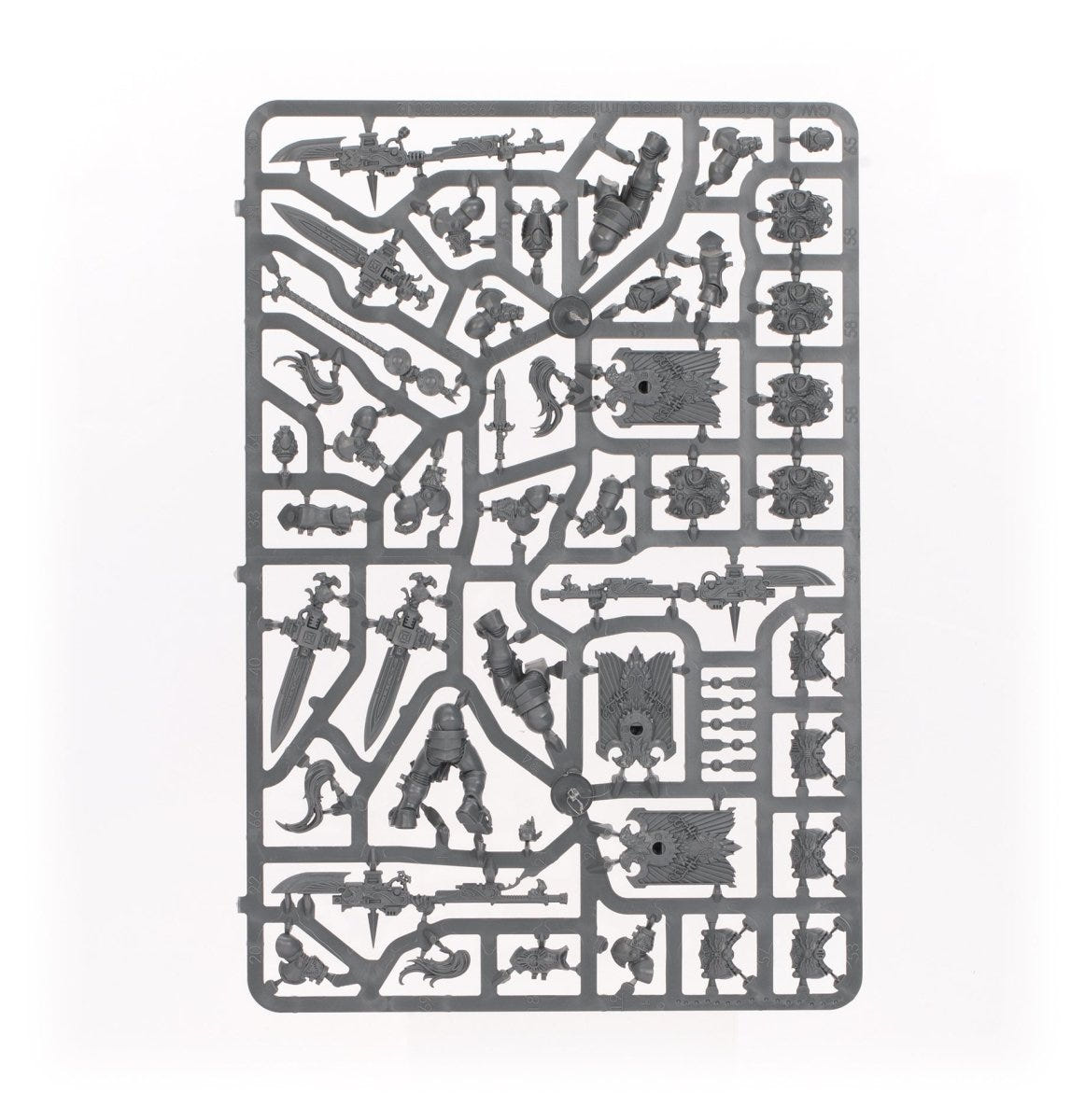 Combat Patrol: Adeptus Custodes unpainted plastic sprue, frame 5 of 8