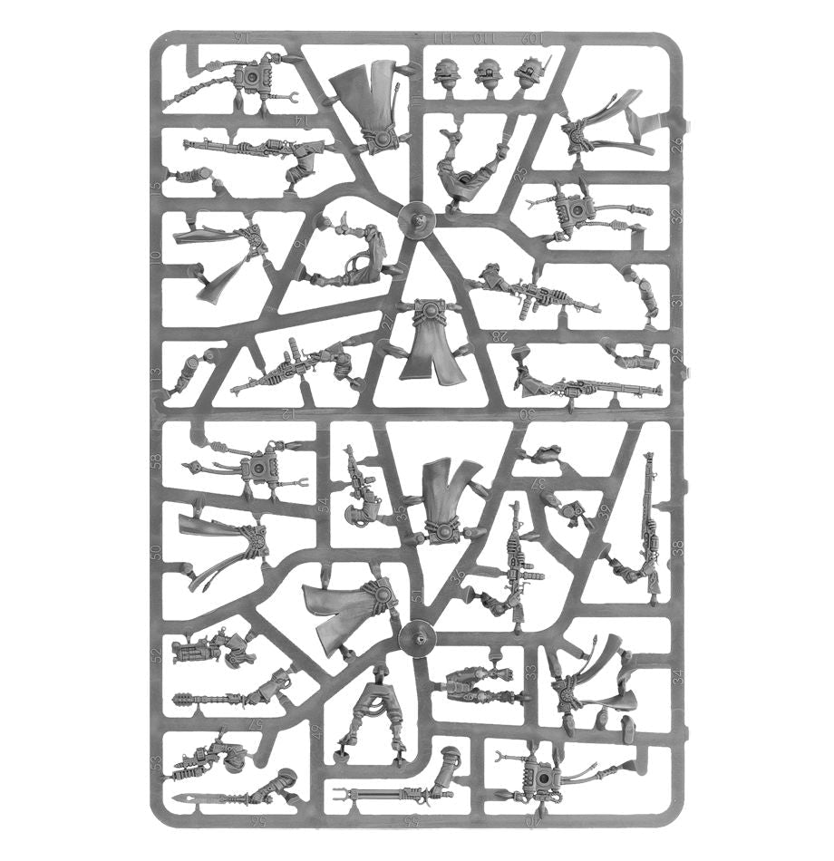 Combat Patrol: Adeptus Mechanicus sprue contents - Loaded Dice