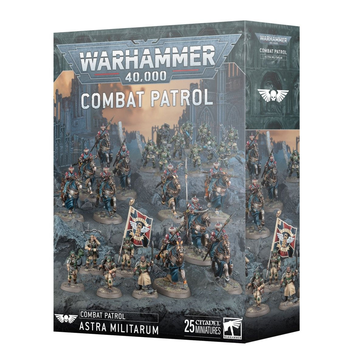 Games Workshop Warhammer 40,000 Combat Patrol: Astra Militarum box front