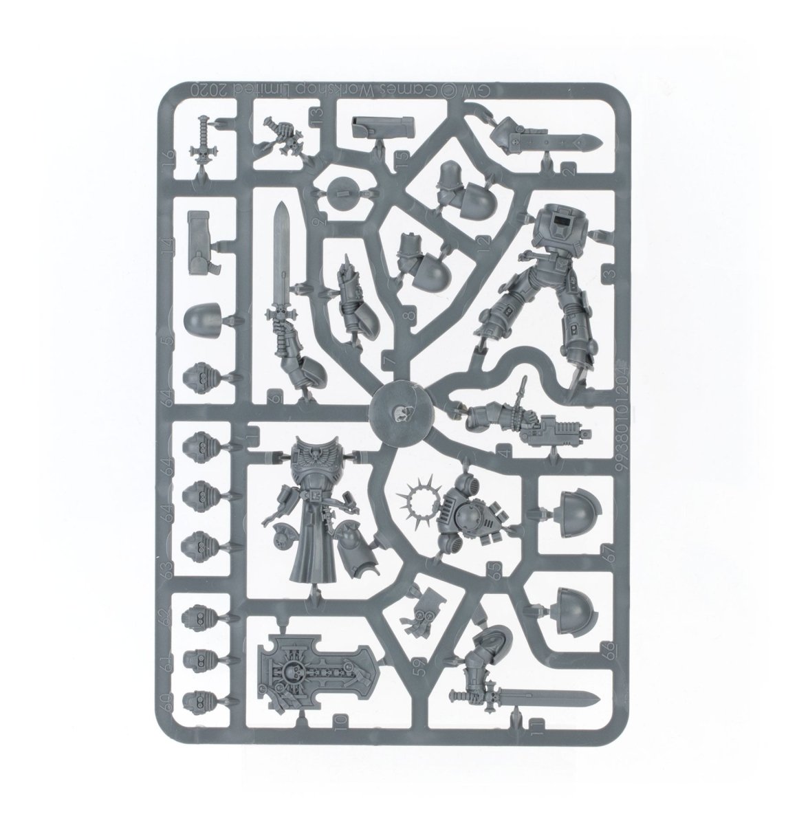 Combat Patrol: Black Templars sprue contents - Loaded Dice