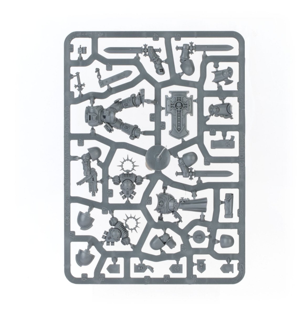 Combat Patrol: Black Templars sprue contents - Loaded Dice