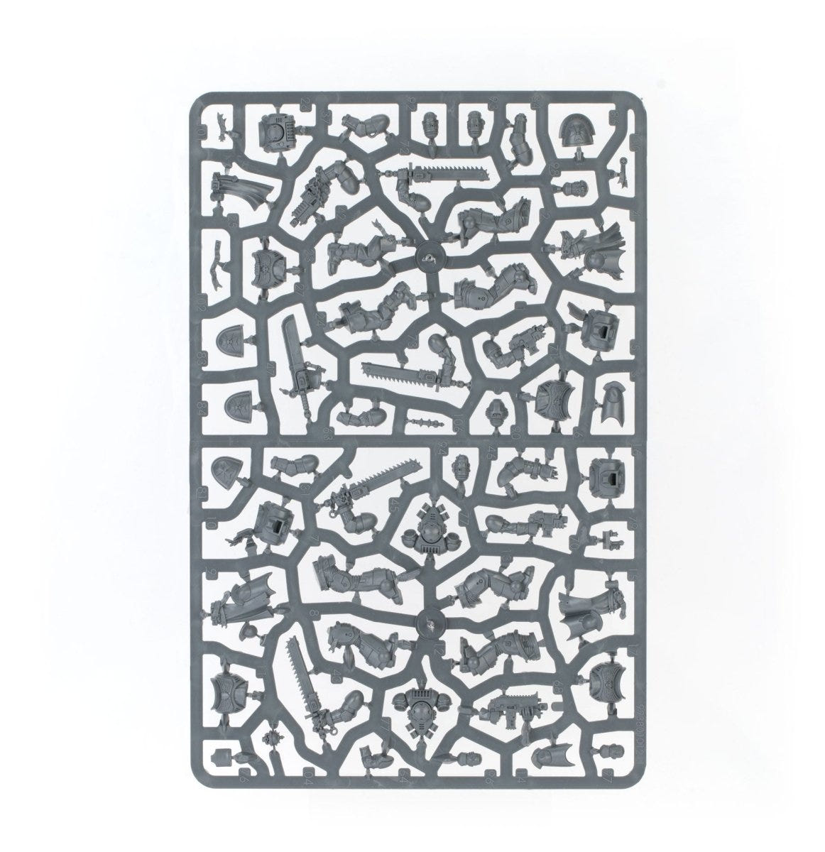 Combat Patrol: Black Templars unpainted plastic sprue, frame 9 of 11