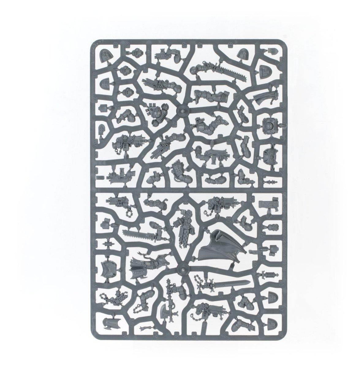 Combat Patrol: Black Templars sprue contents - Loaded Dice