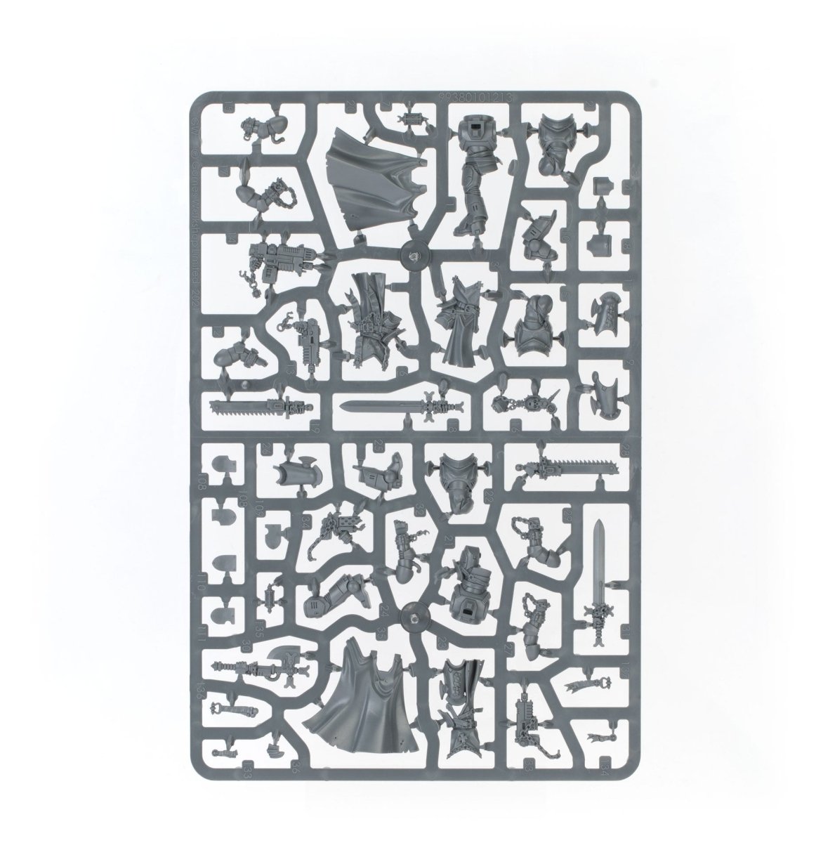 Combat Patrol: Black Templars sprue contents - Loaded Dice