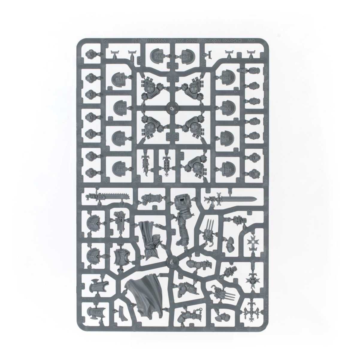 Combat Patrol: Black Templars sprue contents - Loaded Dice