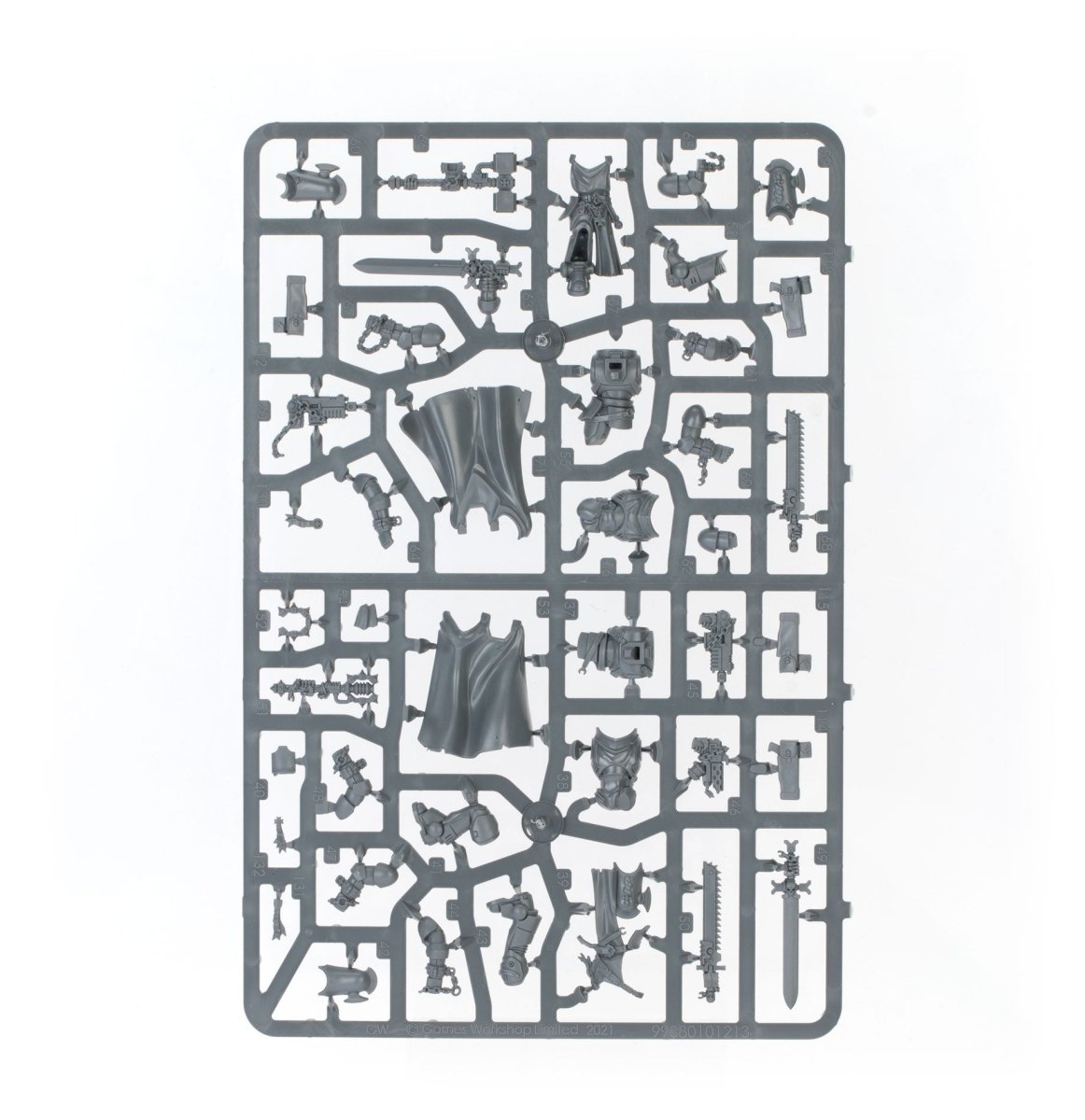 Combat Patrol: Black Templars sprue contents - Loaded Dice