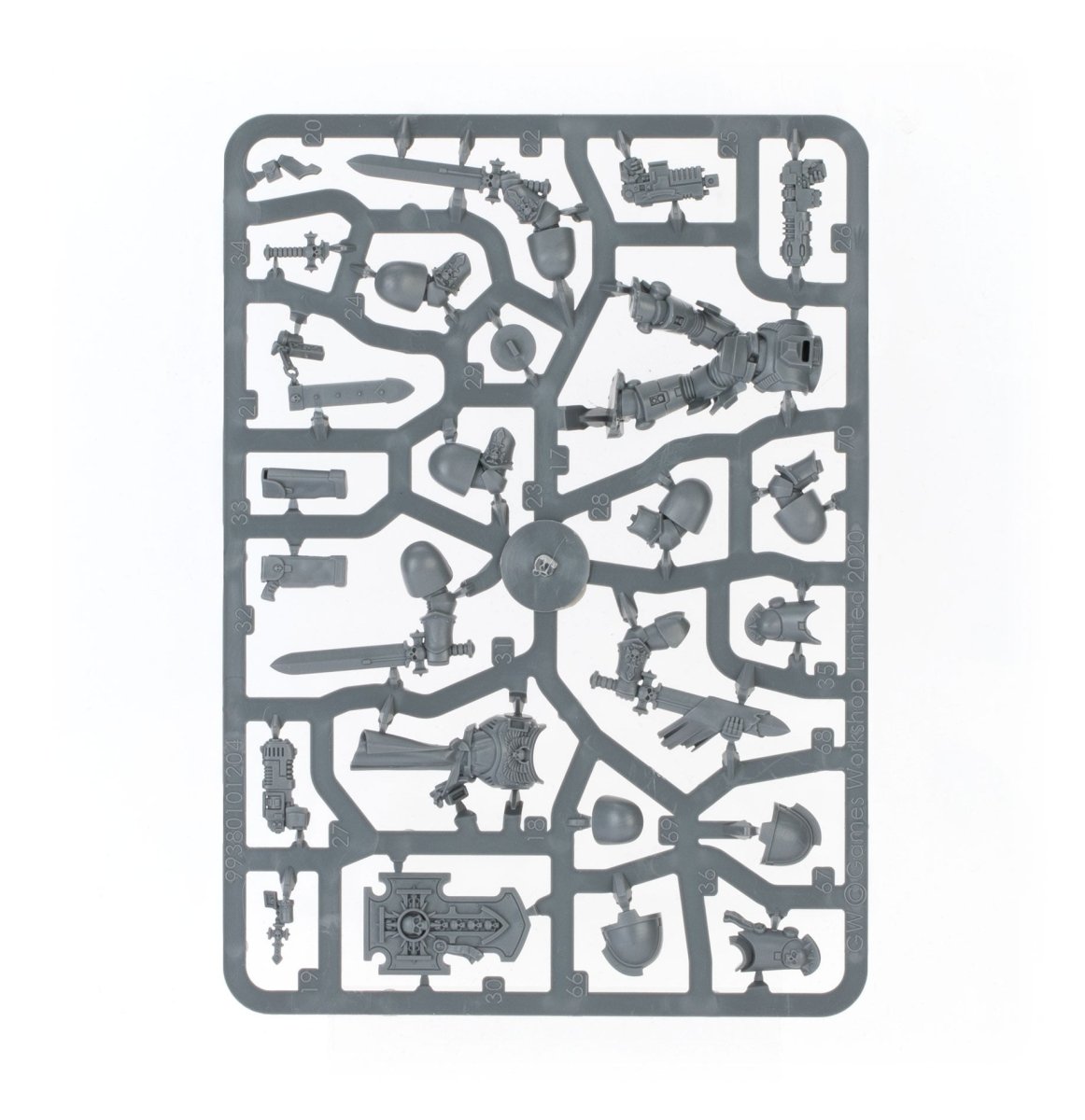 Combat Patrol: Black Templars sprue contents - Loaded Dice