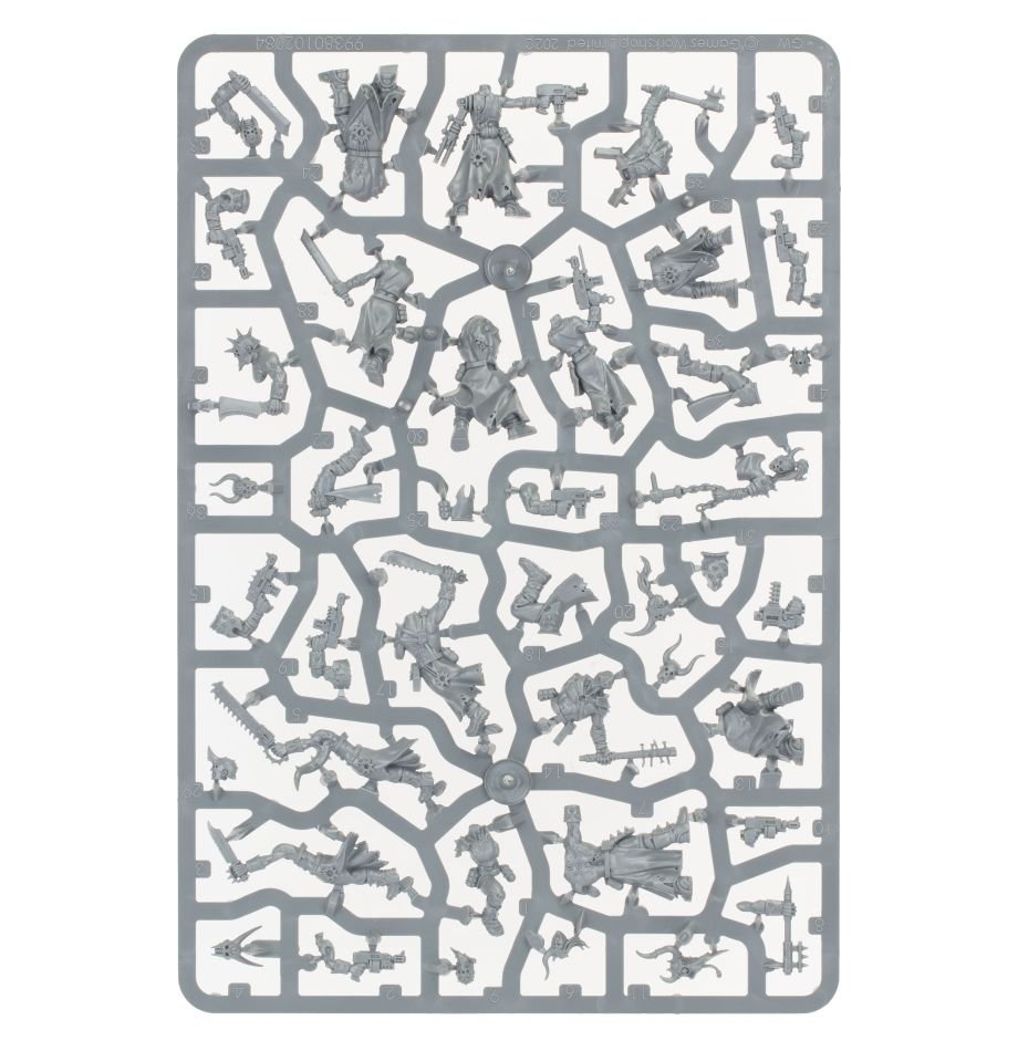 Combat Patrol: Chaos Space Marines sprue contents - Loaded Dice