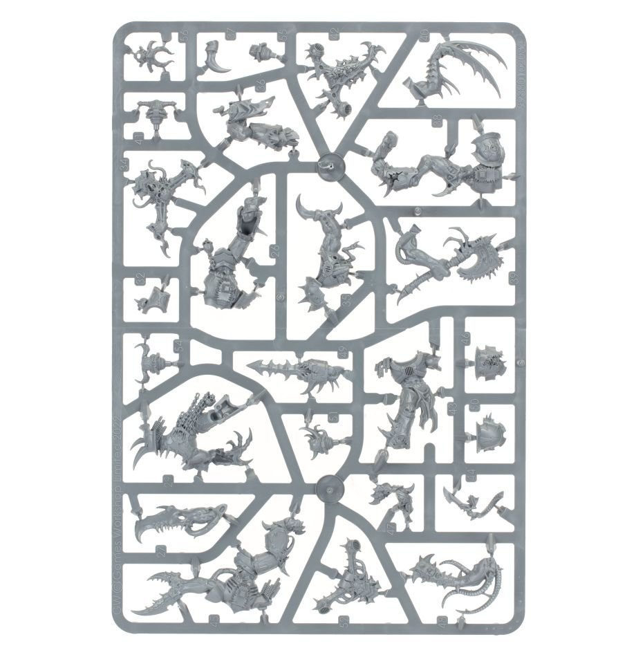 Combat Patrol: Chaos Space Marines sprue contents - Loaded Dice
