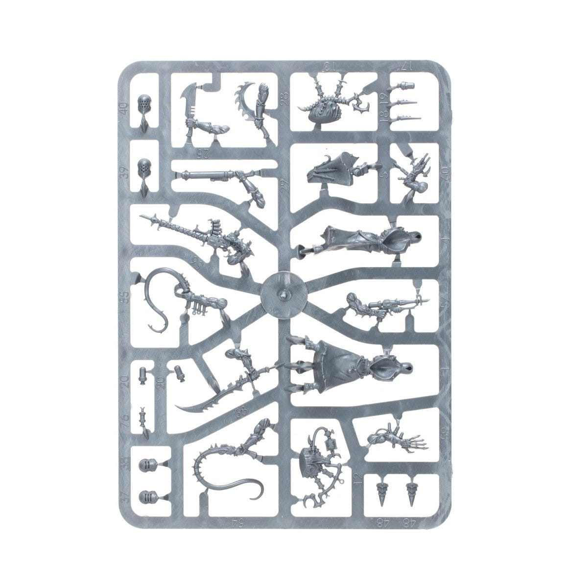 Combat Patrol: Drukhari unpainted plastic sprue, frame 6 of 7