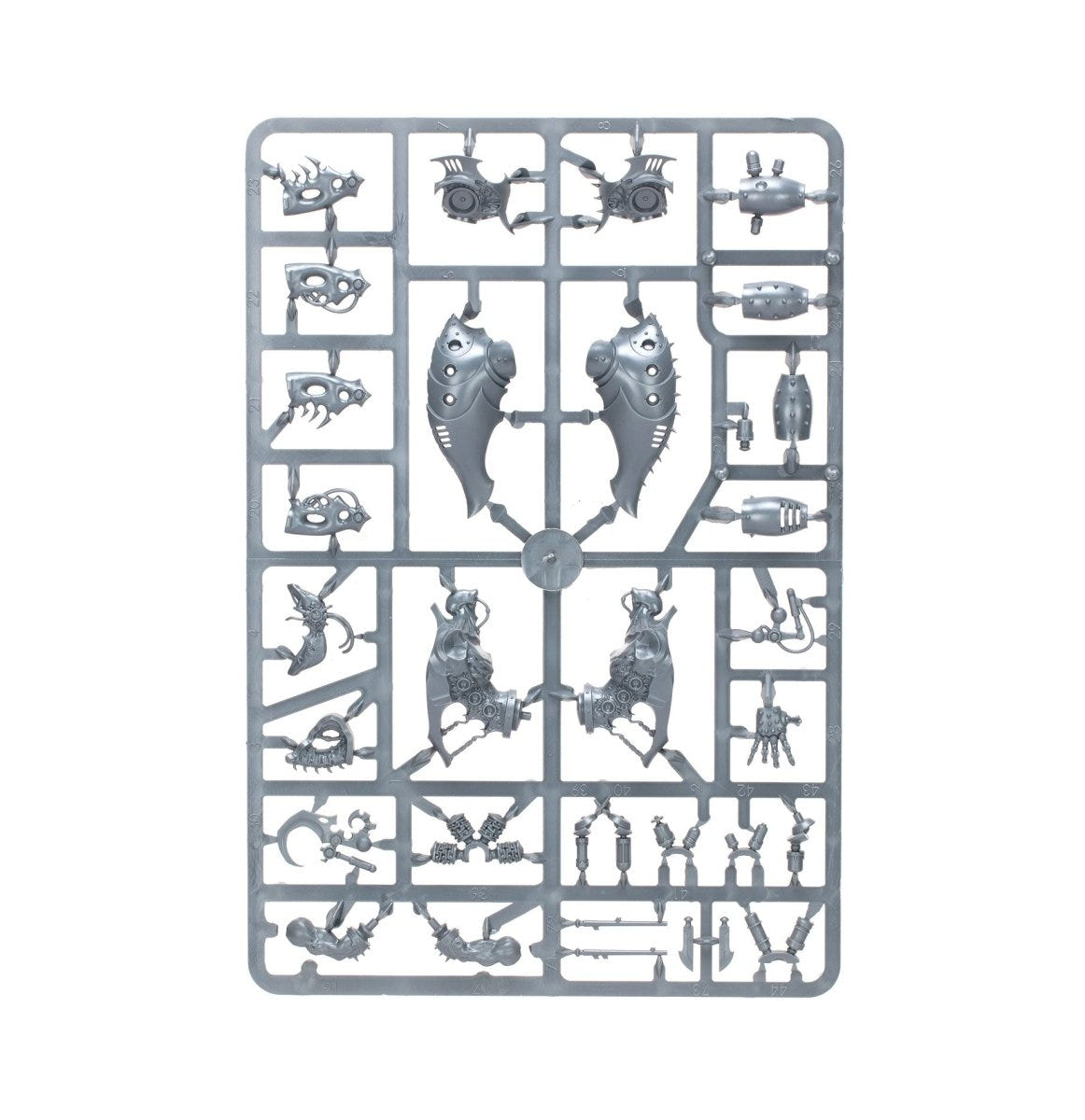 Combat Patrol: Drukhari unpainted plastic sprue, frame 2 of 7