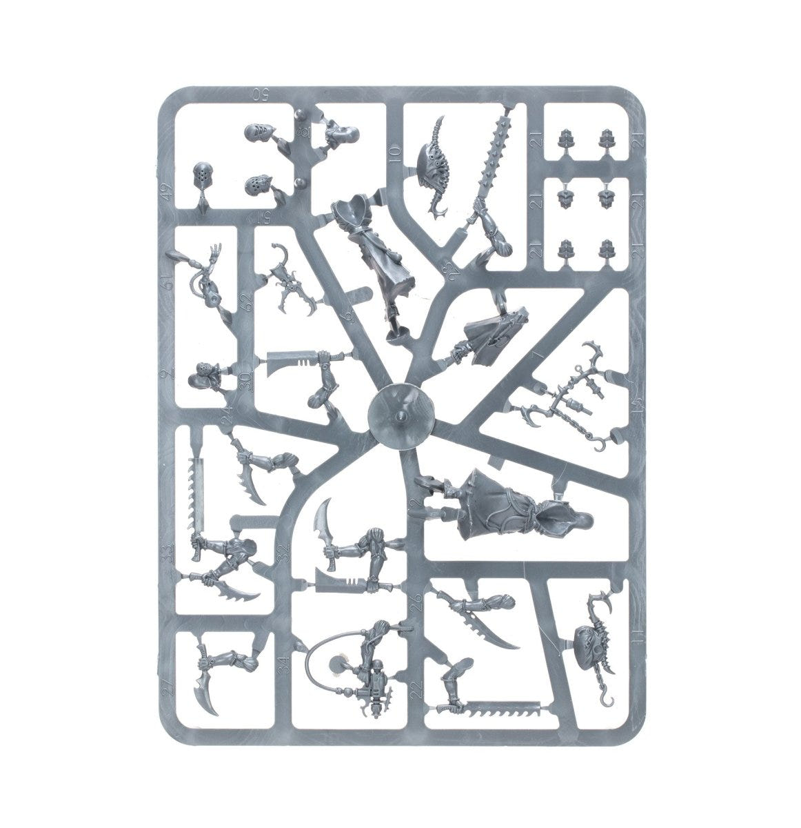 Combat Patrol: Drukhari unpainted plastic sprue, frame 7 of 7