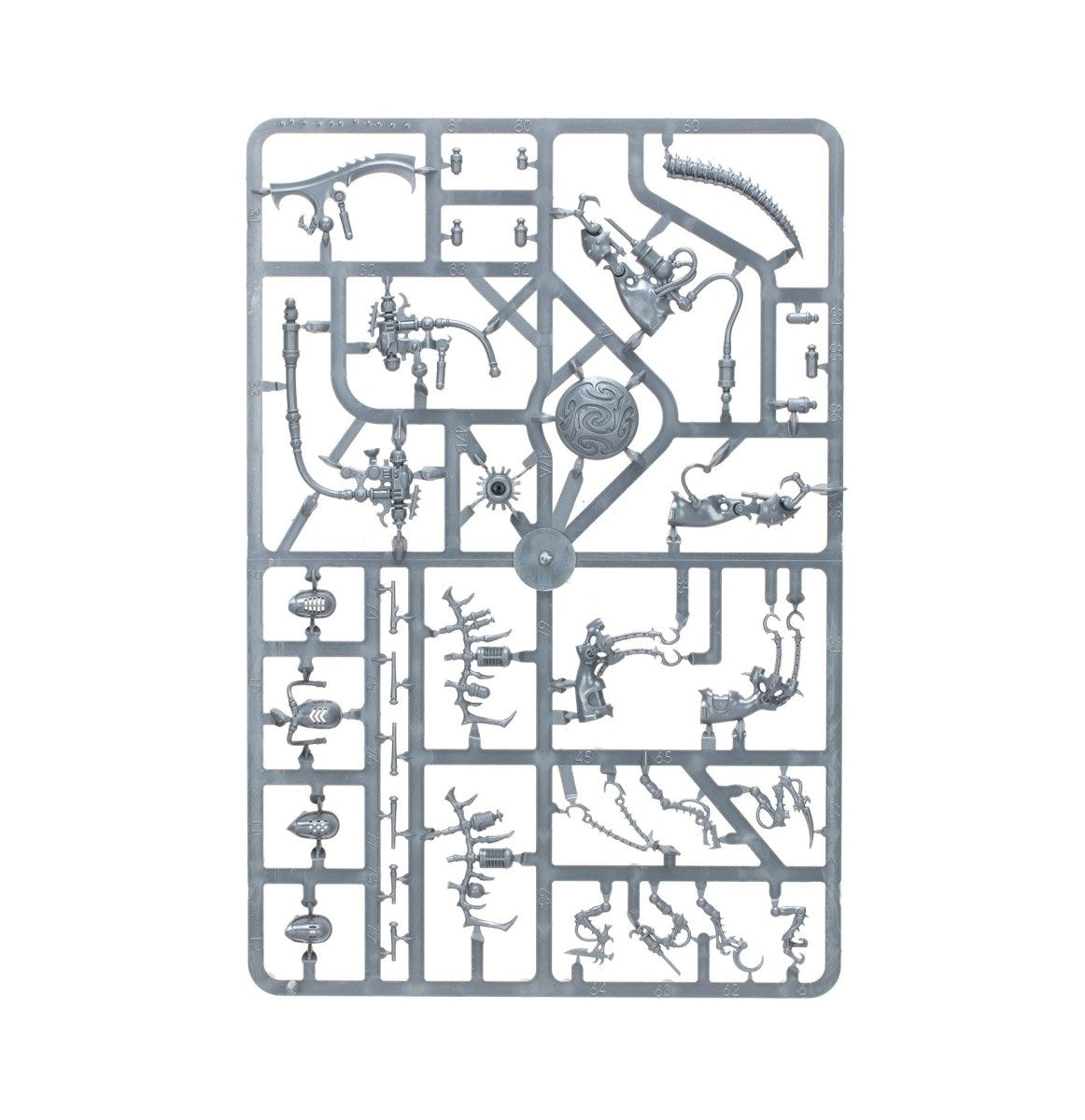 Combat Patrol: Drukhari unpainted plastic sprue, frame 3 of 7