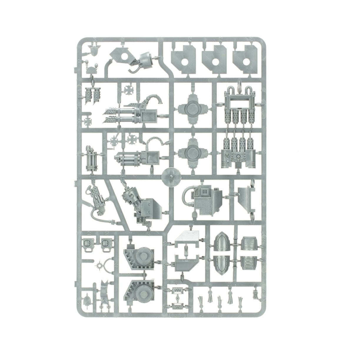 Games Workshop Combat Patrol: Grey Knights unpainted plastic sprue, frame 2 of 7