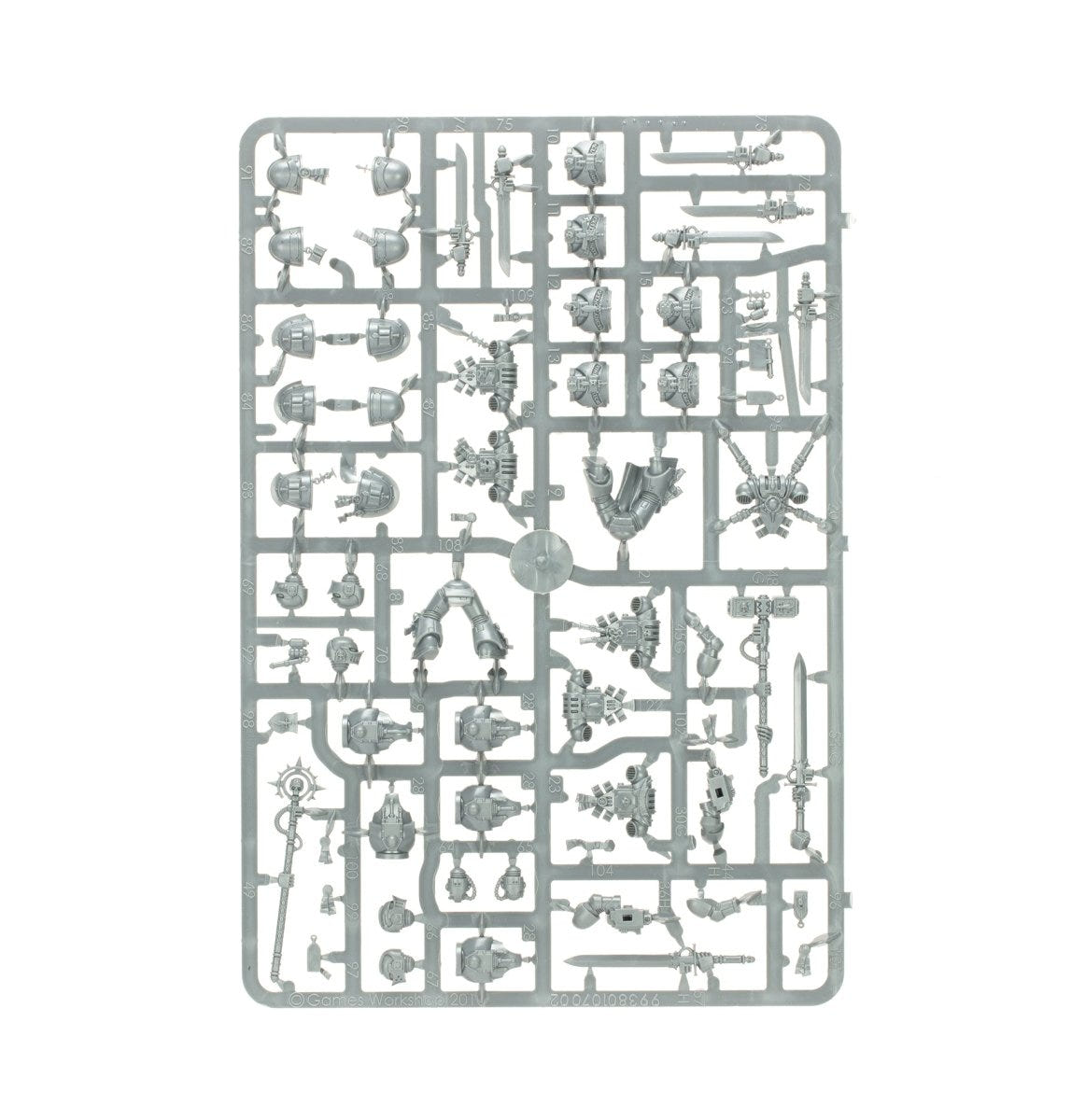 Games Workshop Combat Patrol: Grey Knights unpainted plastic sprue, frame 6 of 7
