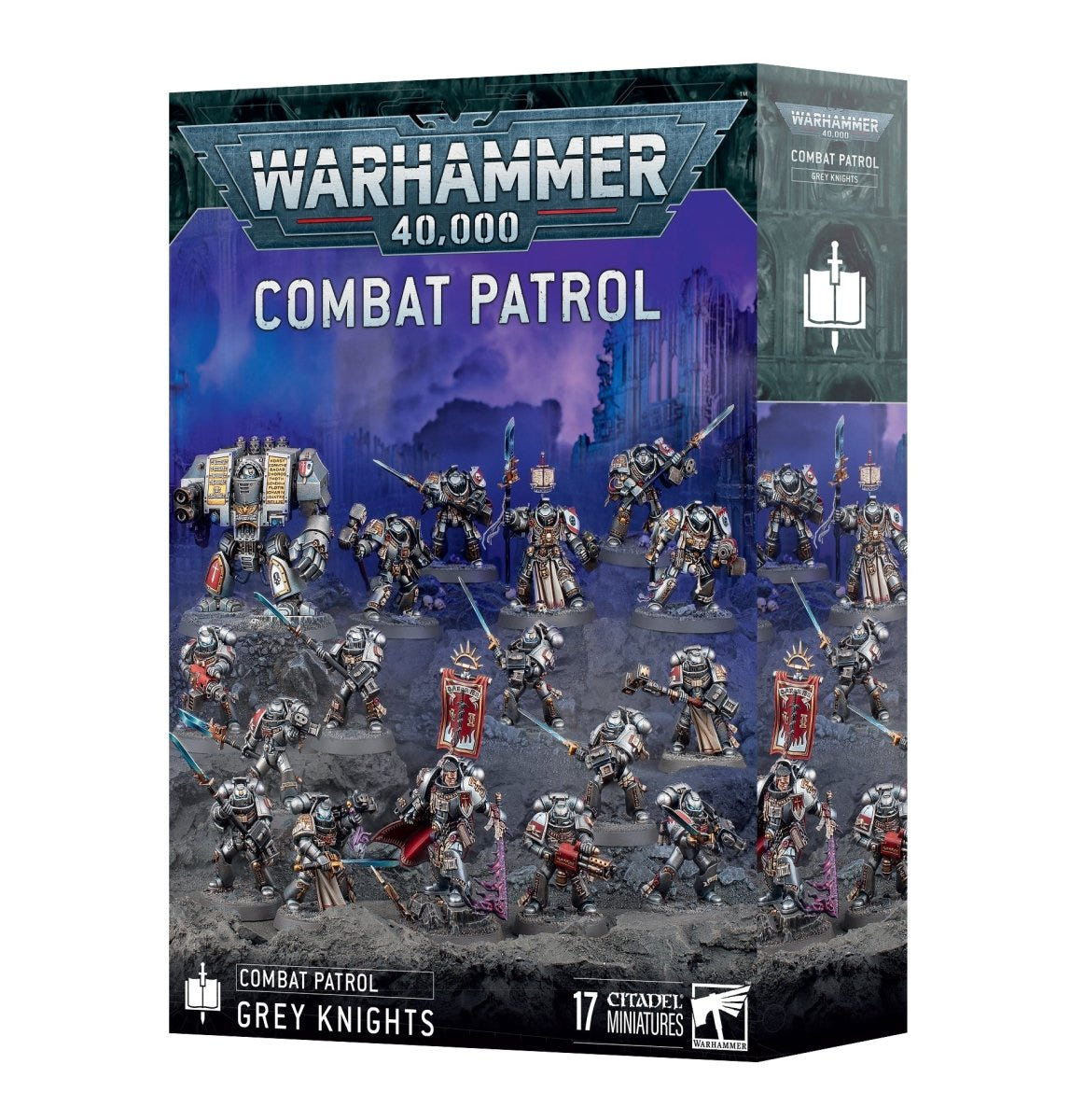 Games Workshop Combat Patrol: Grey Knights box of 17 Citadel miniatures, Warhammer 40,000