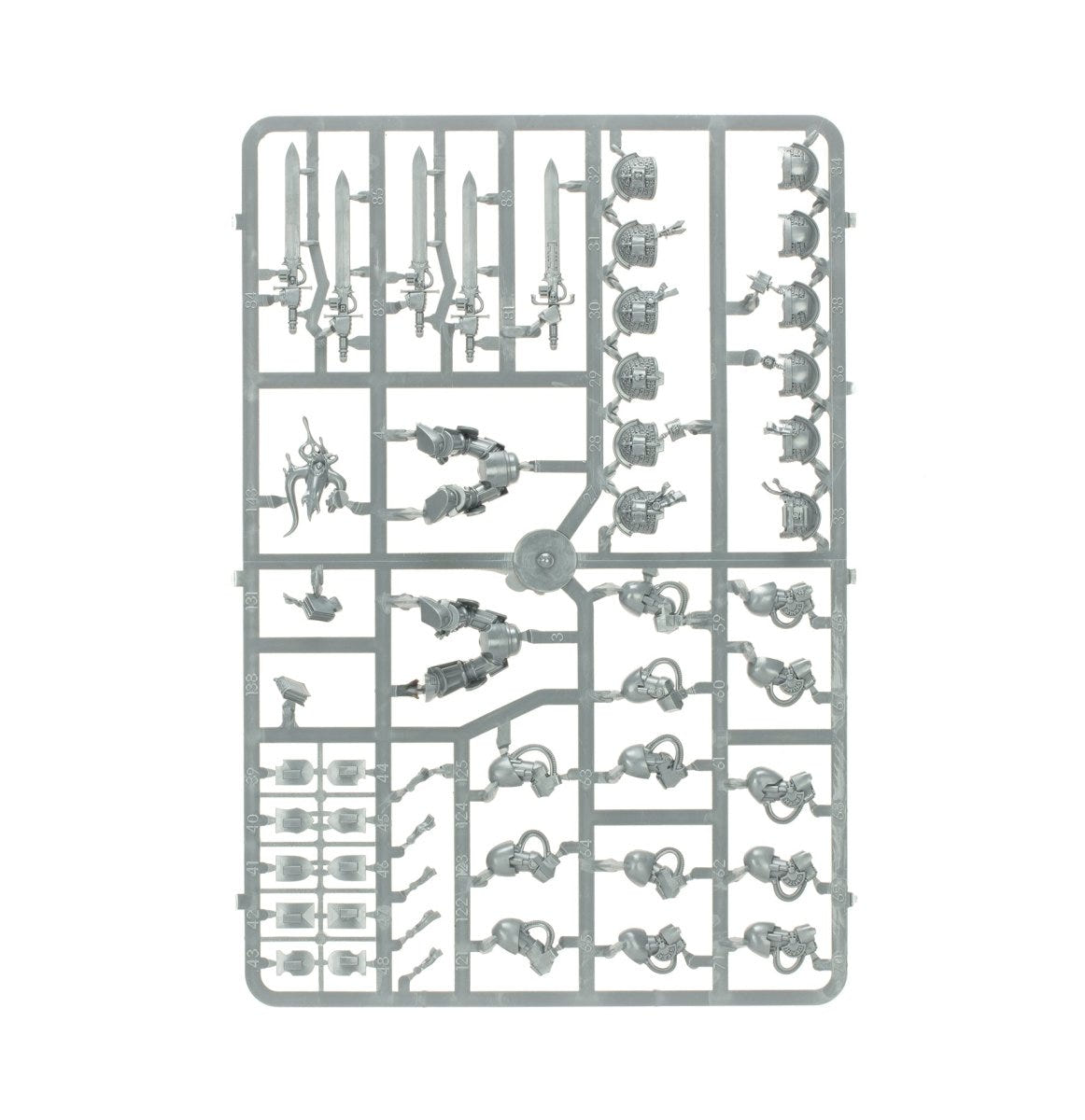 Games Workshop Combat Patrol: Grey Knights unpainted plastic sprue, frame 4 of 7